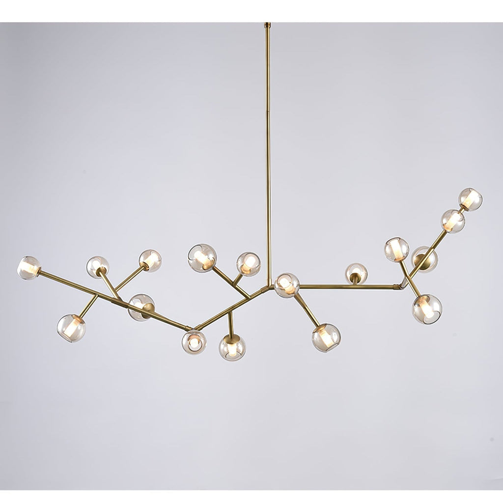 Nethenwren Glass Chandelier-Moonnatur