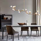 Nethenwren Glass Chandelier-Moonnatur