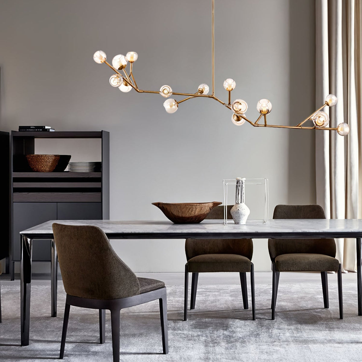 Nethenwren Glass Chandelier-Moonnatur