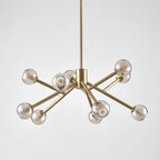 Nethenwren Glass Chandelier-Moonnatur