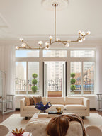 Nethenwren Glass Chandelier-Moonnatur