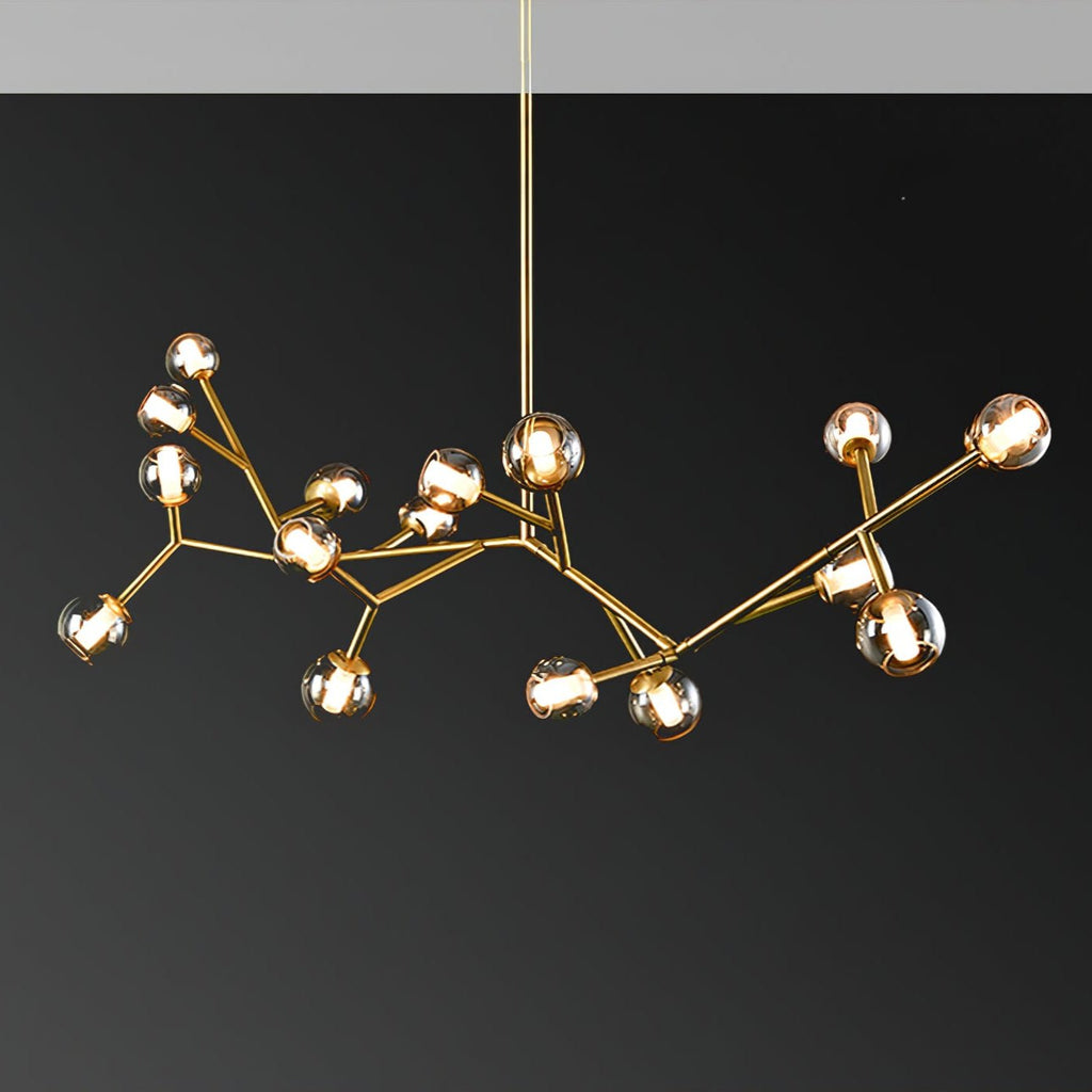 Nethenwren Glass Chandelier-Moonnatur