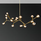 Nethenwren Glass Chandelier-Moonnatur