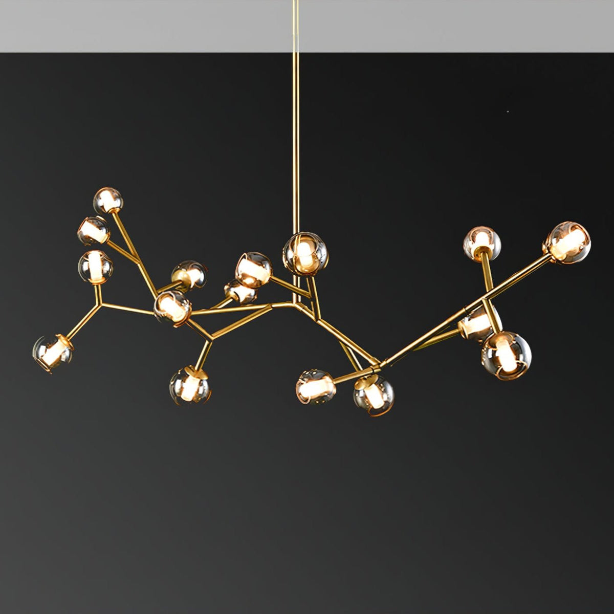 Nethenwren Glass Chandelier-Moonnatur
