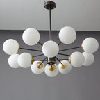 Rhodenenna Glass Chandelier-Moonnatur