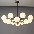 Rhodenenna Glass Chandelier-Moonnatur