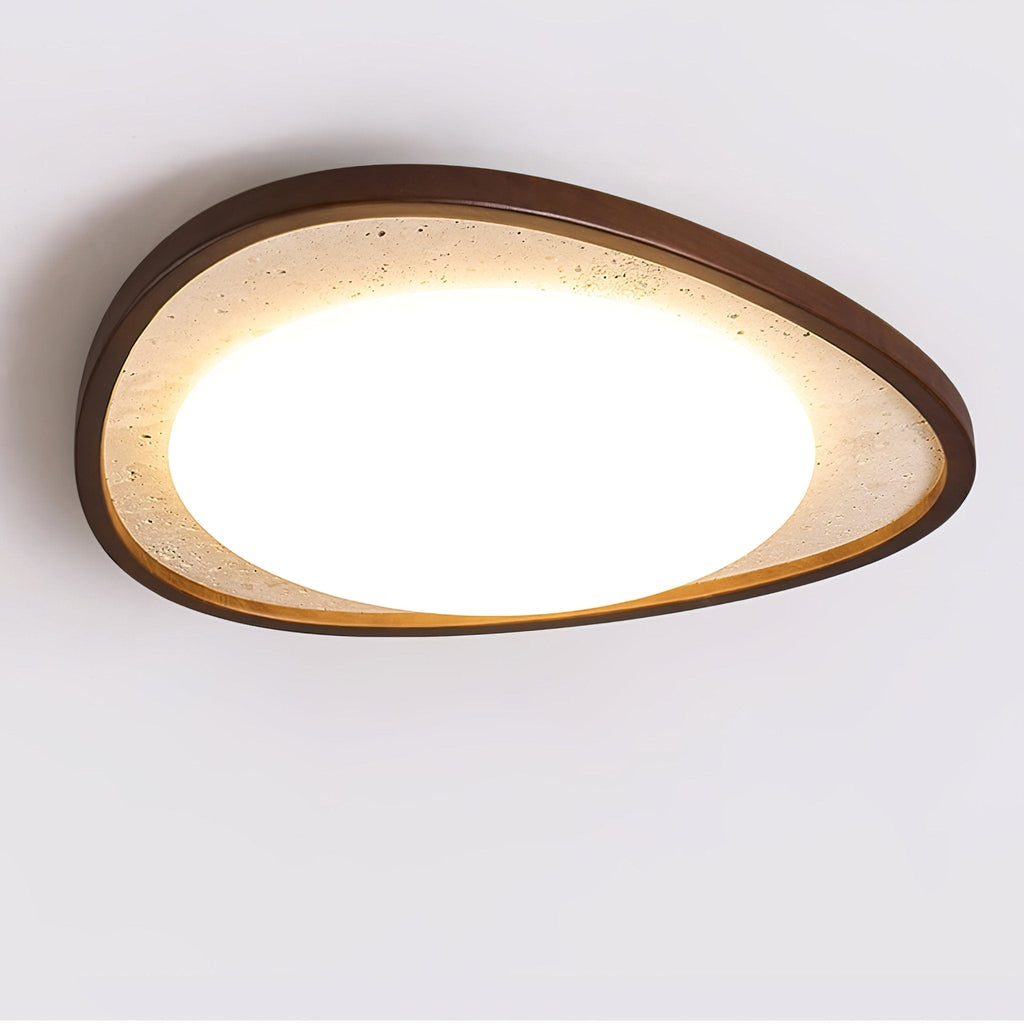 Vardenvale Travertine Ceiling Light-Moonnatur