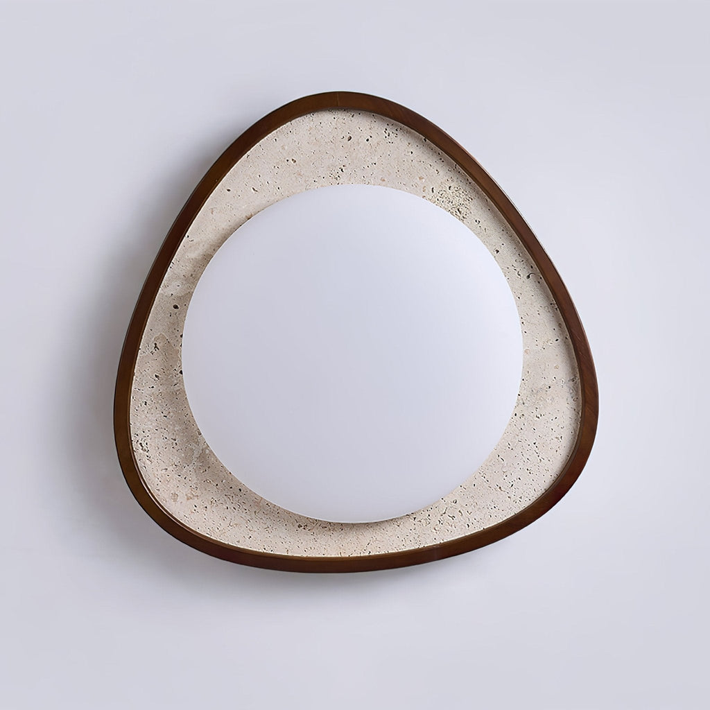Vardenvale Travertine Ceiling Light-Moonnatur