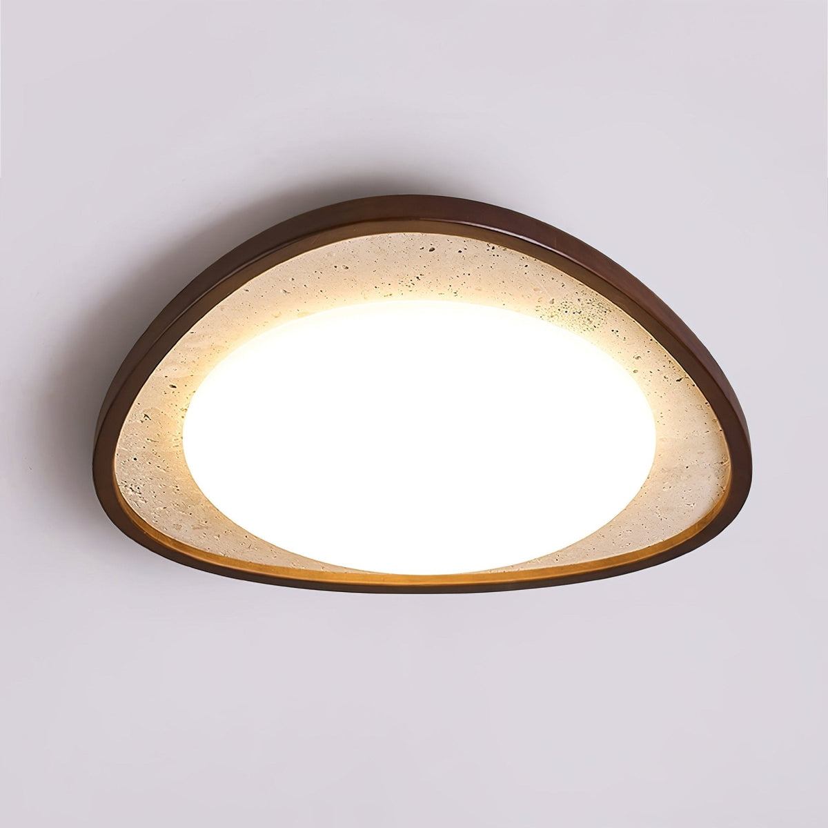Vardenvale Travertine Ceiling Light-Moonnatur