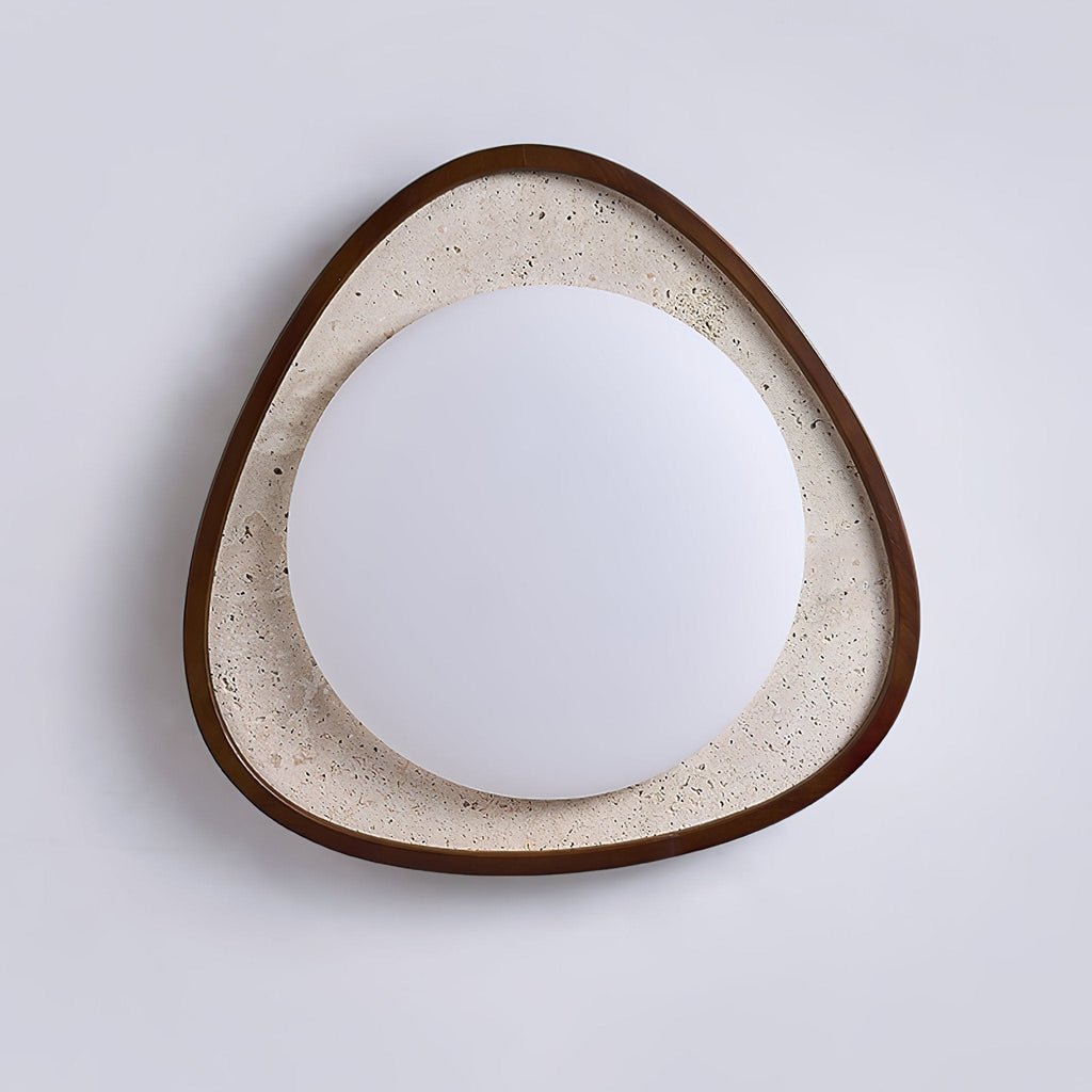 Vardenvale Travertine Ceiling Light-Moonnatur