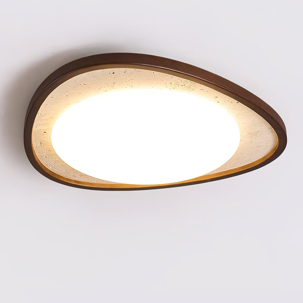 Vardenvale Travertine Ceiling Light-Moonnatur