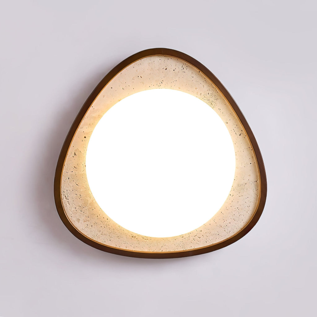 Vardenvale Travertine Ceiling Light-Moonnatur