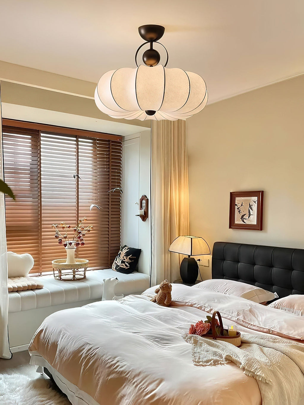 Nardenwren Silk Pendant Light-Moonnatur