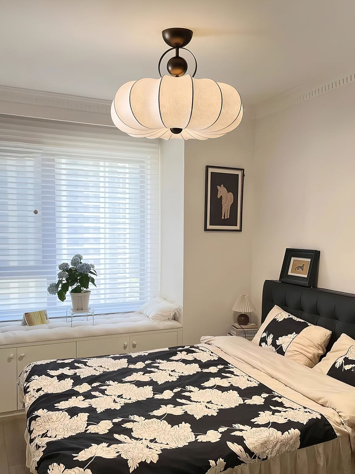 Nardenwren Silk Pendant Light-Moonnatur