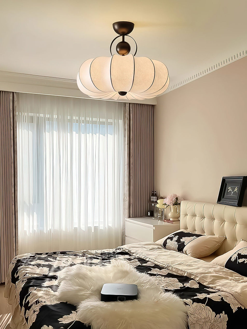 Nardenwren Silk Pendant Light-Moonnatur