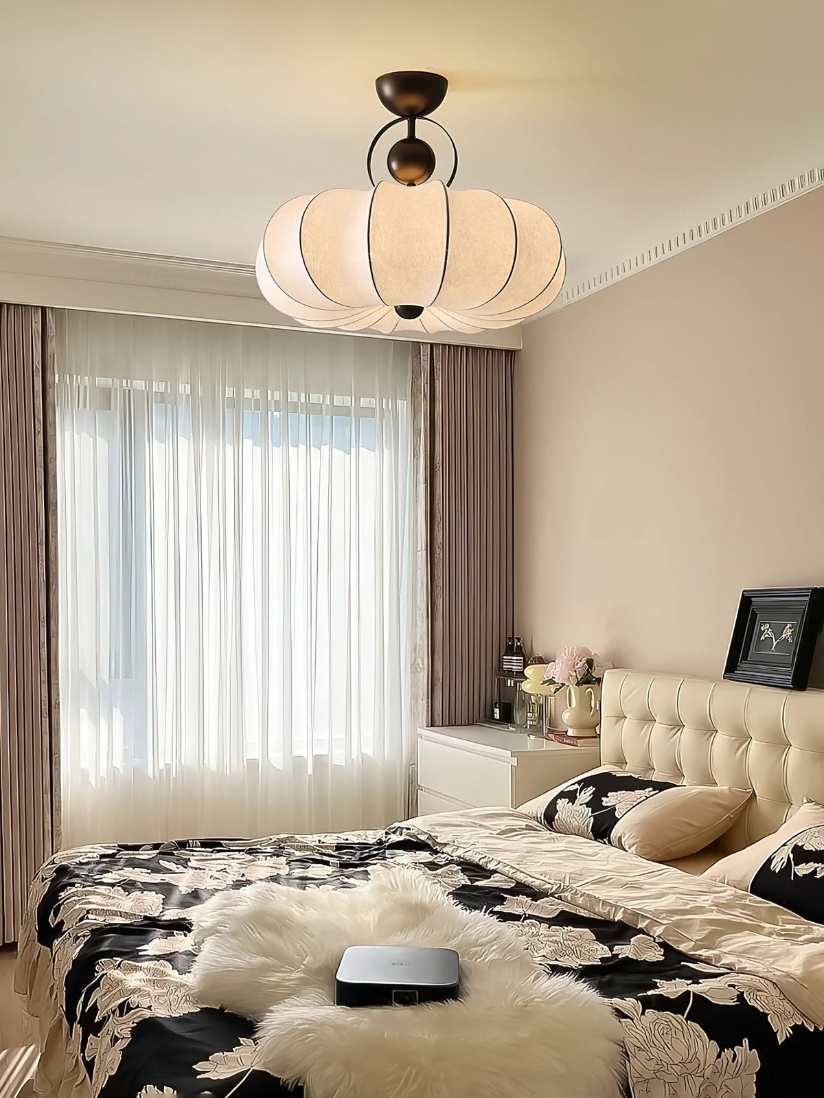 Nardenwren Silk Pendant Light-Moonnatur