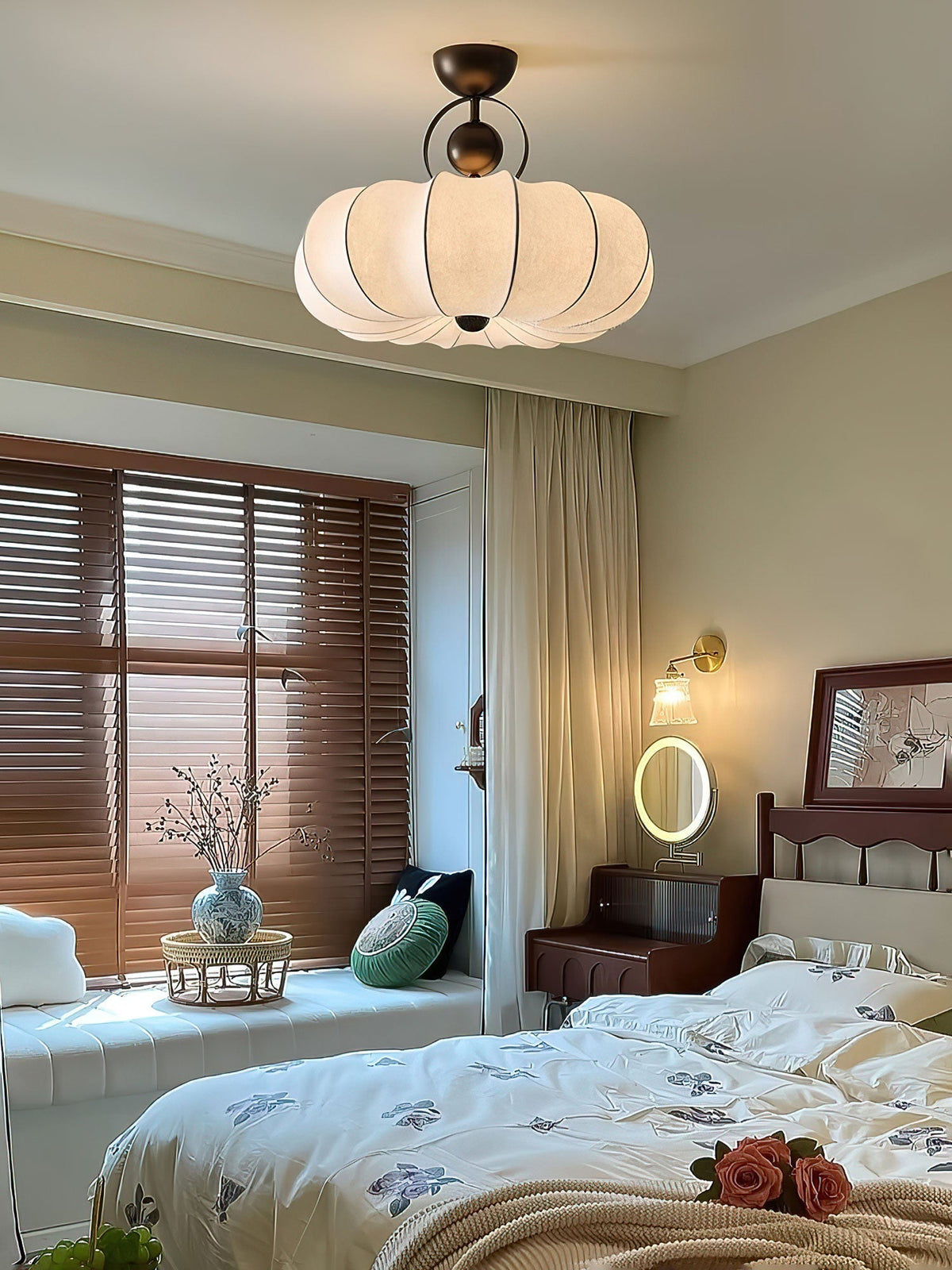 Nardenwren Silk Pendant Light-Moonnatur