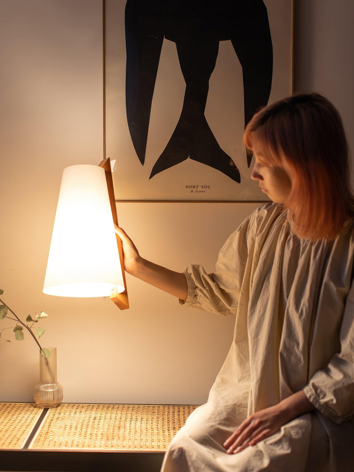 Wemoria Wood Wall Lamp-Moonnatur