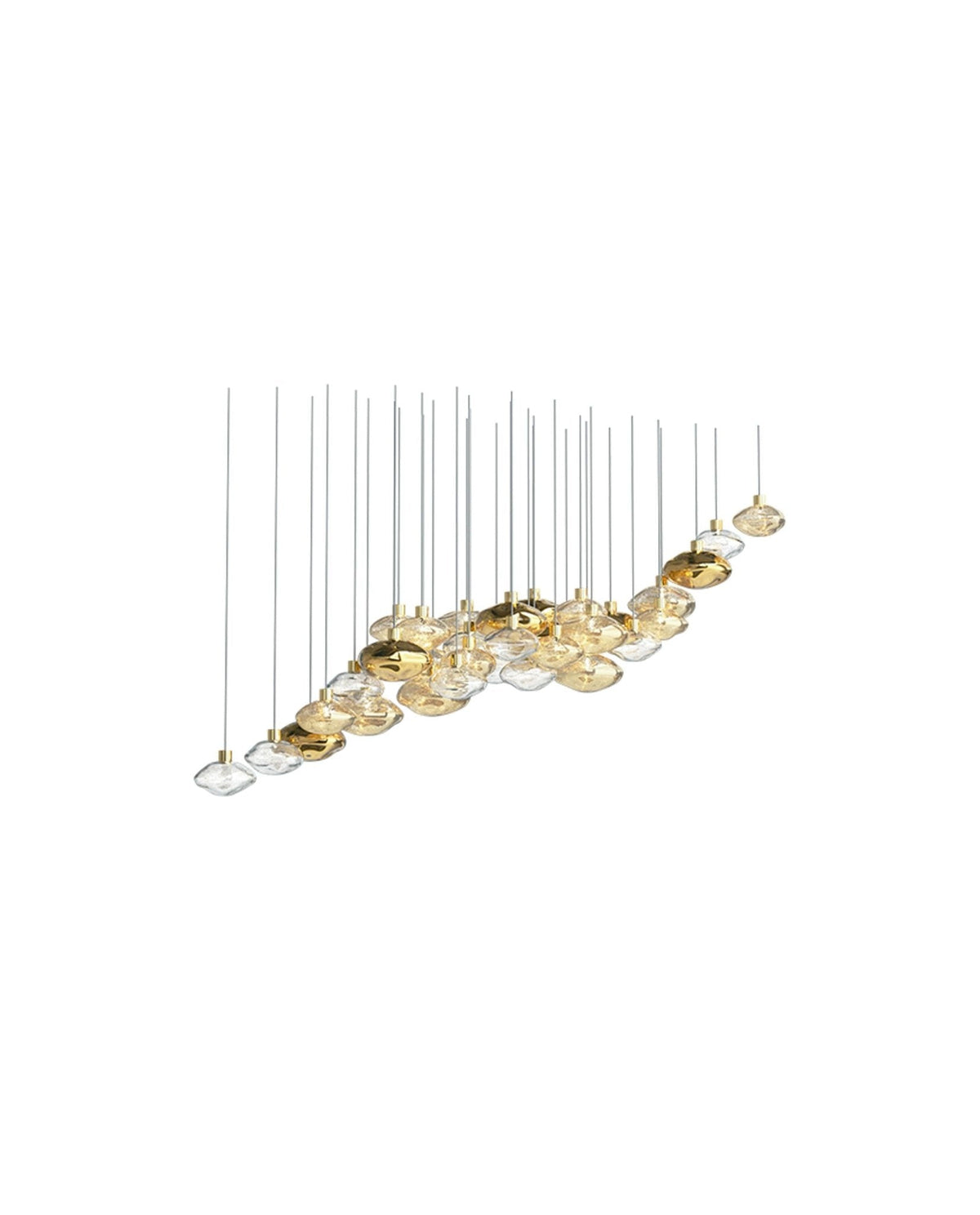 Tenelle Glass Chandelier-Moonnatur