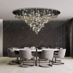 Tenelle Glass Chandelier-Moonnatur