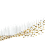 Tenelle Glass Chandelier-Moonnatur
