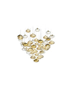 Tenelle Glass Chandelier-Moonnatur