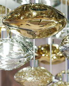 Tenelle Glass Chandelier-Moonnatur