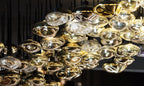 Tenelle Glass Chandelier-Moonnatur