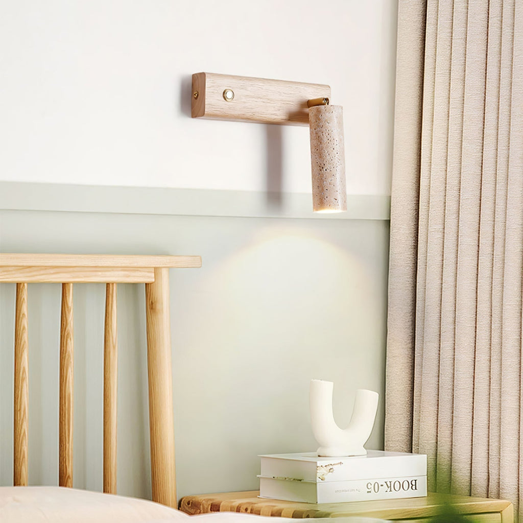 Sorrelara Travertine Wall Light-Moonnatur
