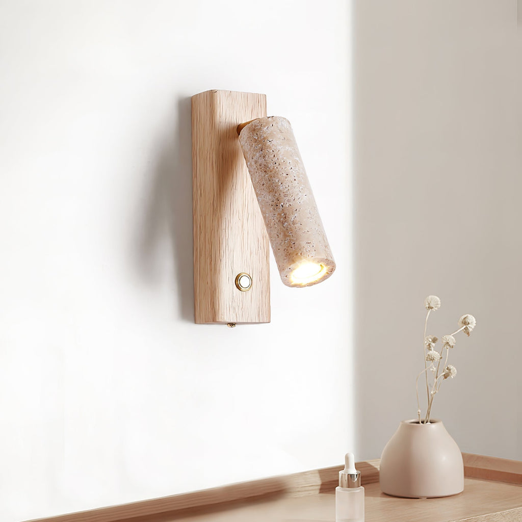 Sorrelara Travertine Wall Light-Moonnatur