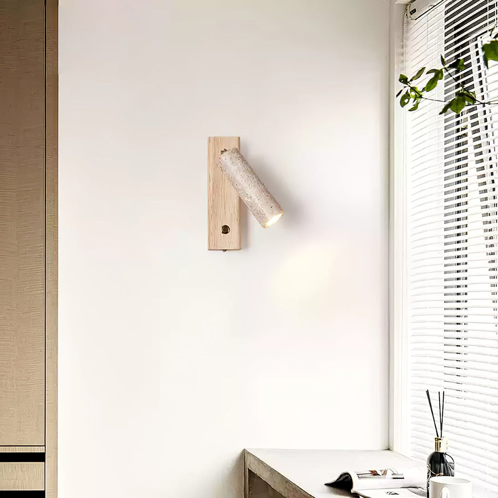 Sorrelara Travertine Wall Light-Moonnatur