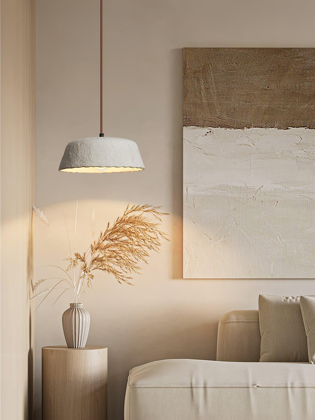 Torrenara Wood Pendant Light-Moonnatur