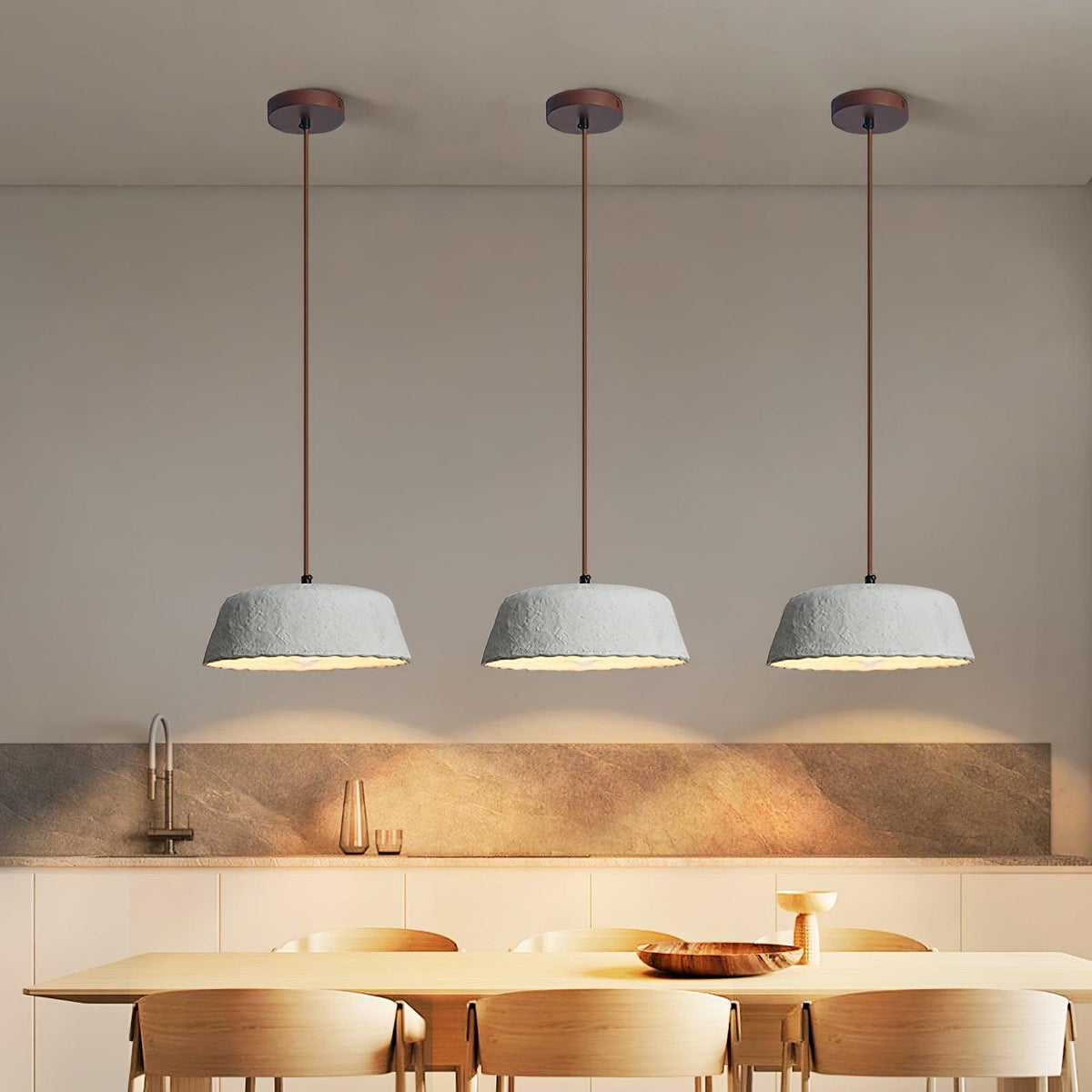 Torrenara Wood Pendant Light-Moonnatur