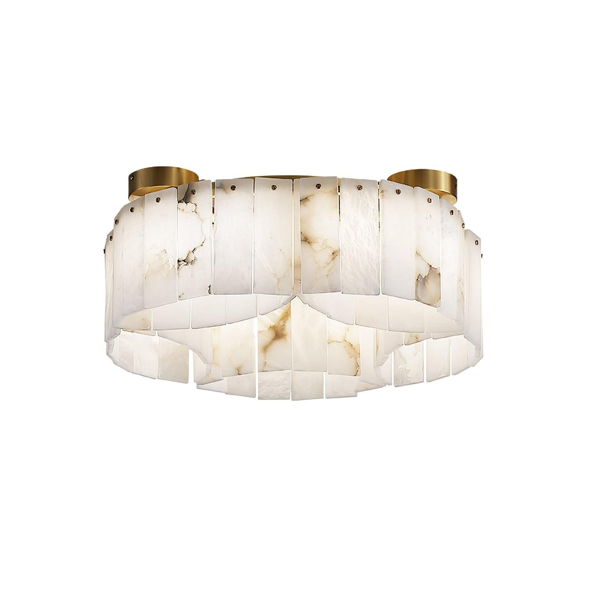 Galdenara Alabaster Ceiling Light-Moonnatur