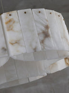 Galdenara Alabaster Ceiling Light-Moonnatur