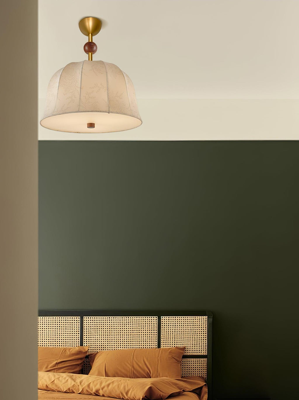 Renverara Fabric Ceiling Light-Moonnatur