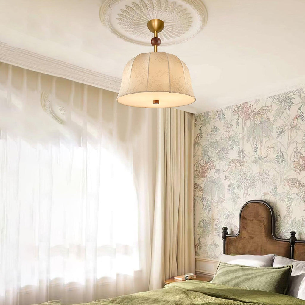 Renverara Fabric Ceiling Light-Moonnatur