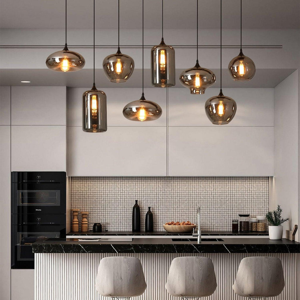 Gresara Glass Pendant Light-Moonnatur