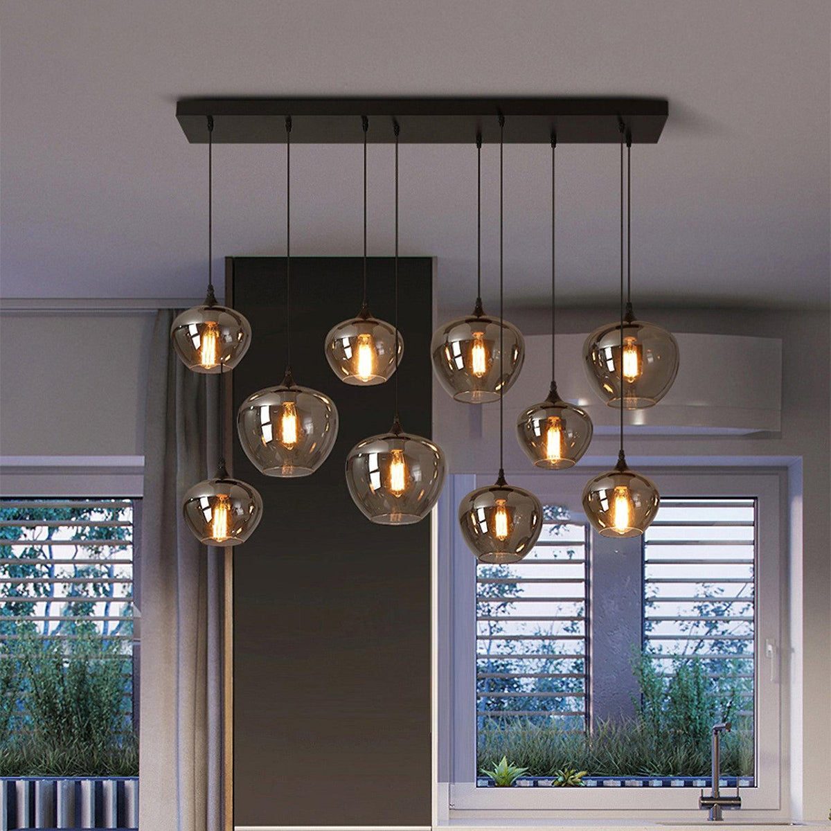 Erenwyn Glass Pendant Light-Moonnatur