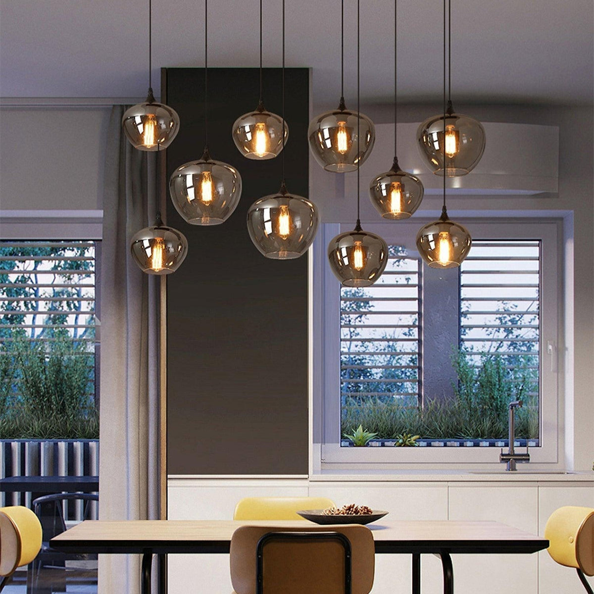 Gresara Glass Pendant Light-Moonnatur