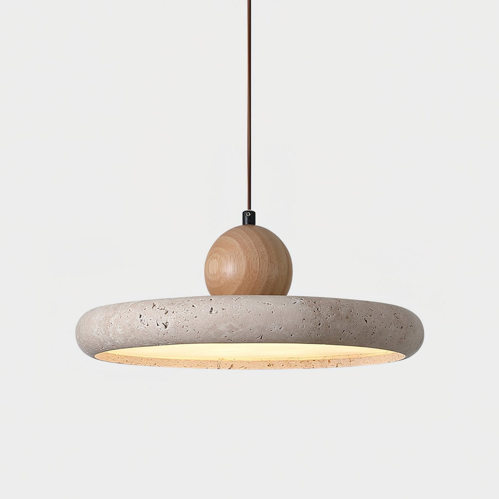 Brevenenna Travertine Pendant Light-Moonnatur