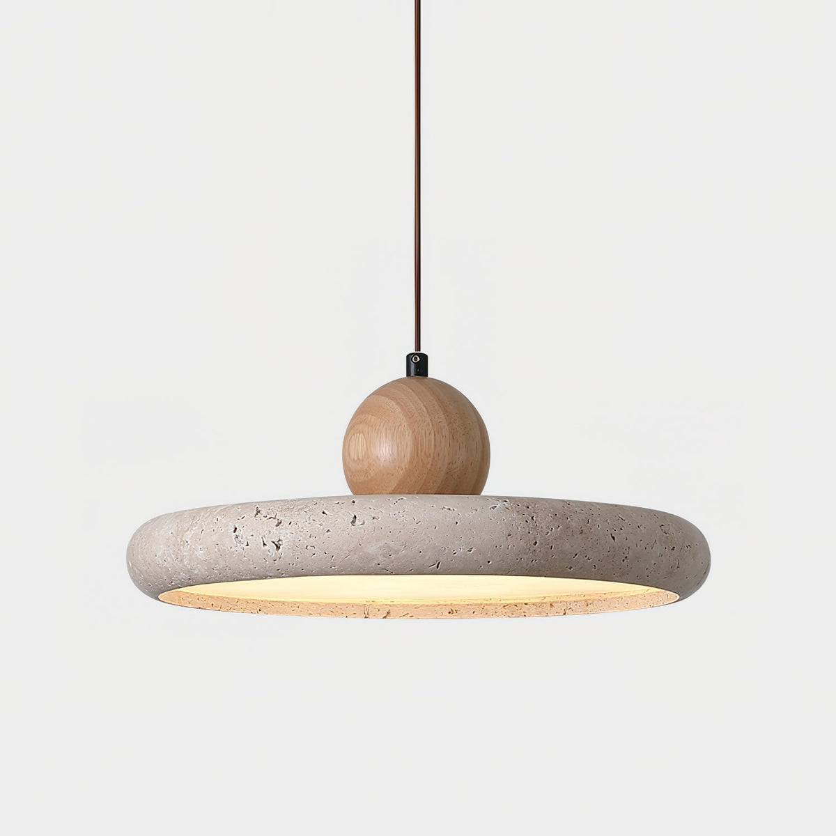 Brevenenna Travertine Pendant Light-Moonnatur
