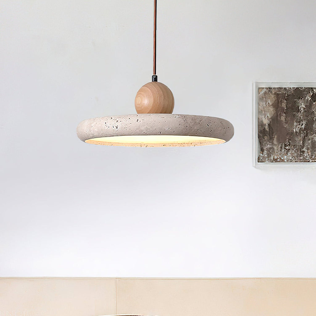 Brevenenna Travertine Pendant Light-Moonnatur