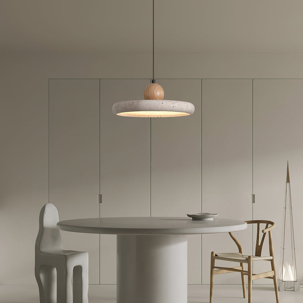 Brevenenna Travertine Pendant Light-Moonnatur