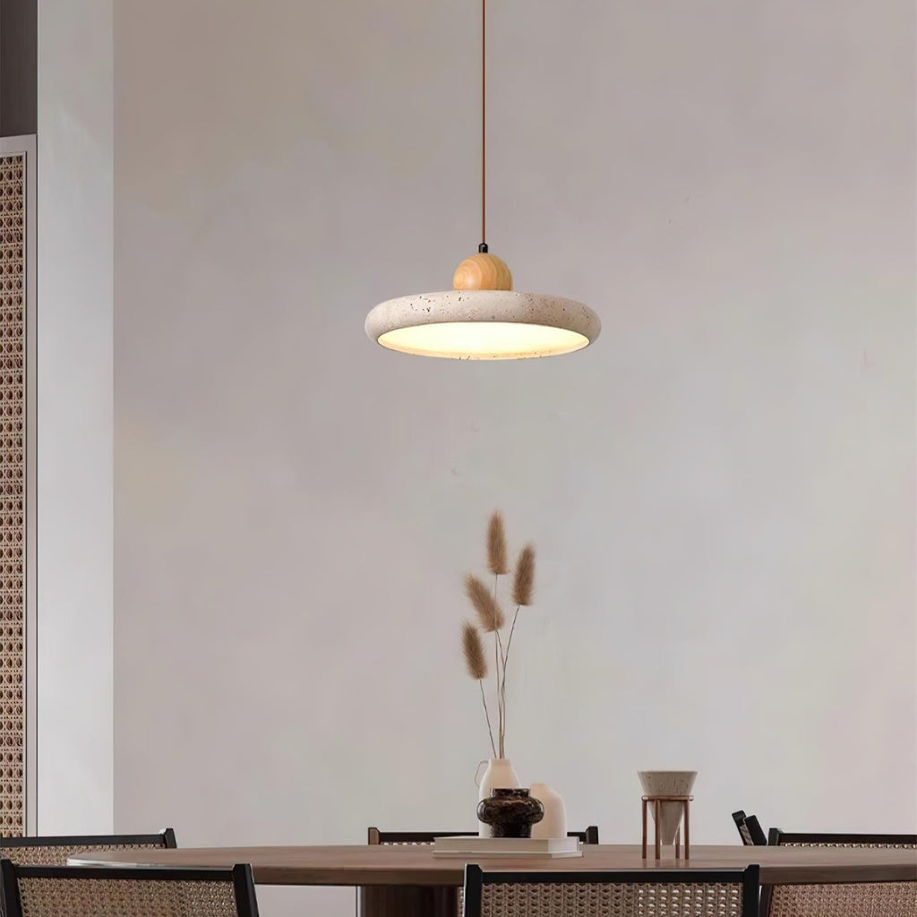 Brevenenna Travertine Pendant Light-Moonnatur