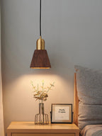 Wyndelle Walnut Pendant Lamp-Moonnatur