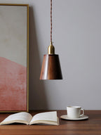 Wyndelle Walnut Pendant Lamp-Moonnatur