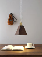 Wyndelle Walnut Pendant Lamp-Moonnatur