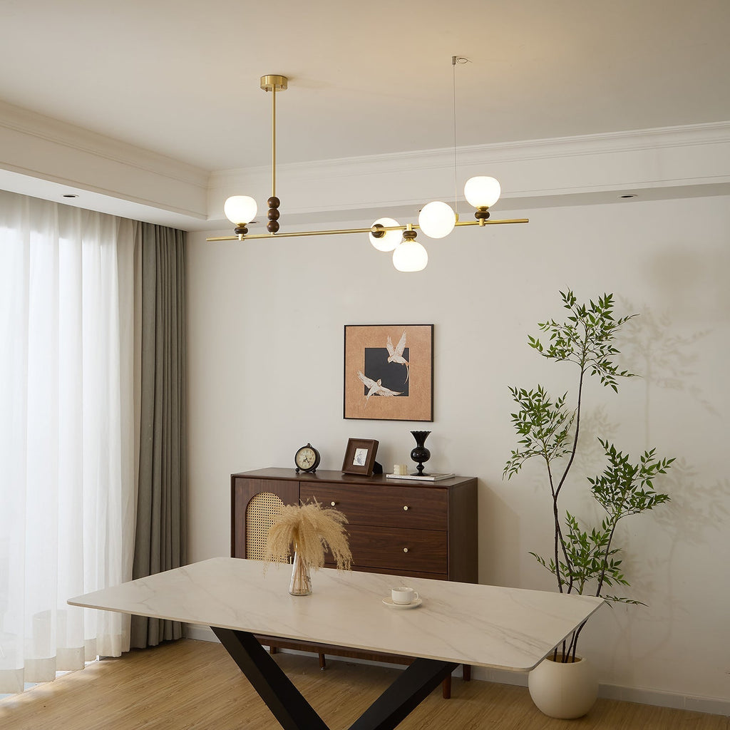 Lowenella Wood Pendant Light-Moonnatur