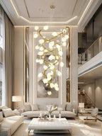Lyreniel Ceramic Chandelier-Moonnatur